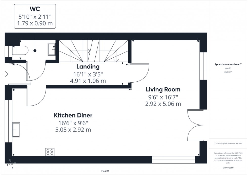 Floorplan for The Wharf, Knottingley