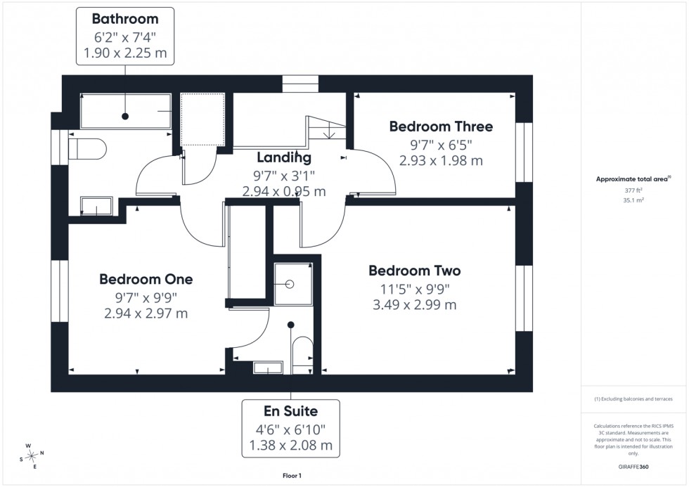 Floorplan for The Wharf, Knottingley