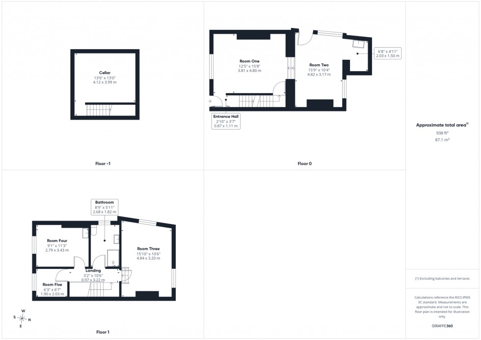 Floorplan for Hill Top, Knottingley