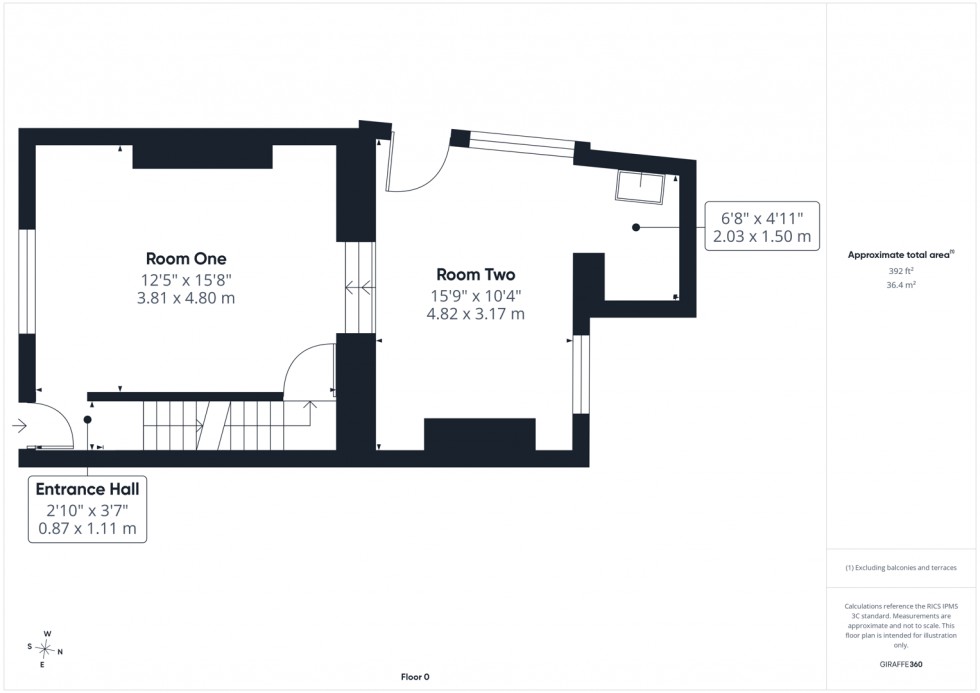 Floorplan for Hill Top, Knottingley