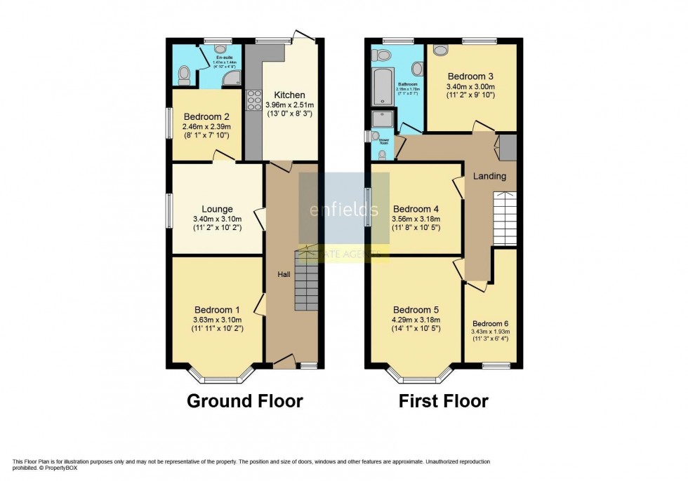 Floorplan for Madison Avenue, Bournemouth