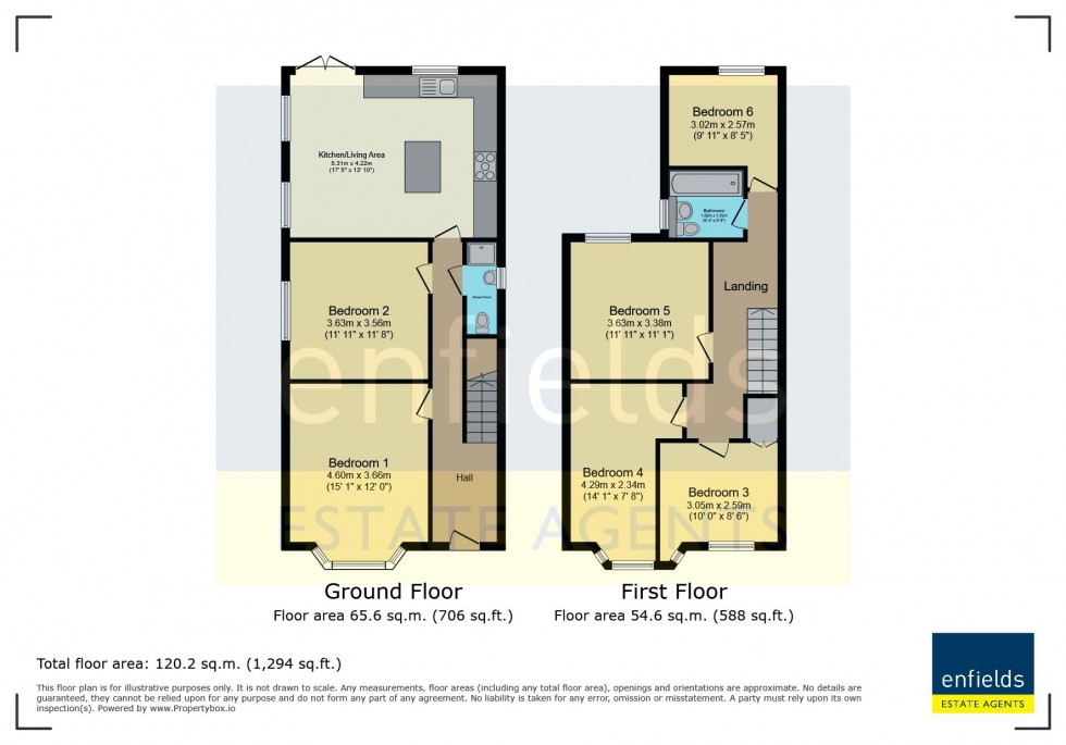 Floorplan for Premium Student House, Winton
