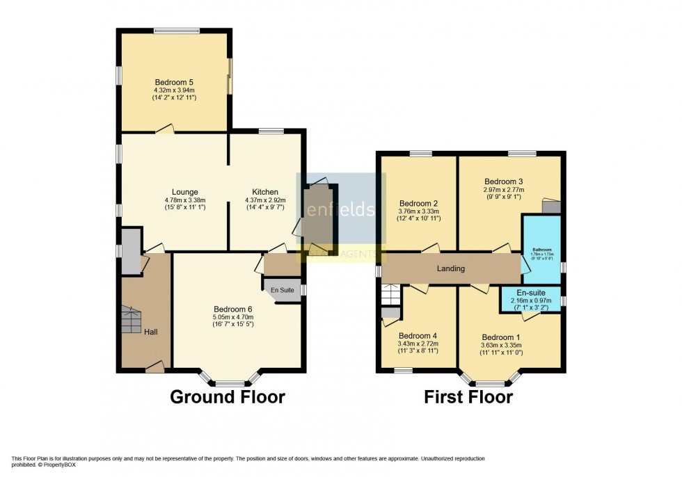 Floorplan for Elmes Road, Bournemouth