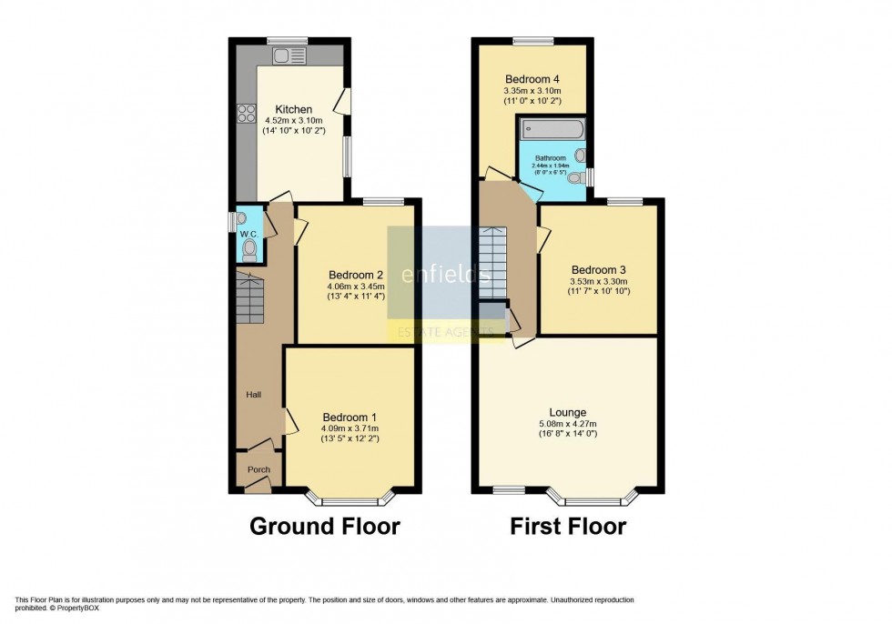 Floorplan for Charminster, Student House
