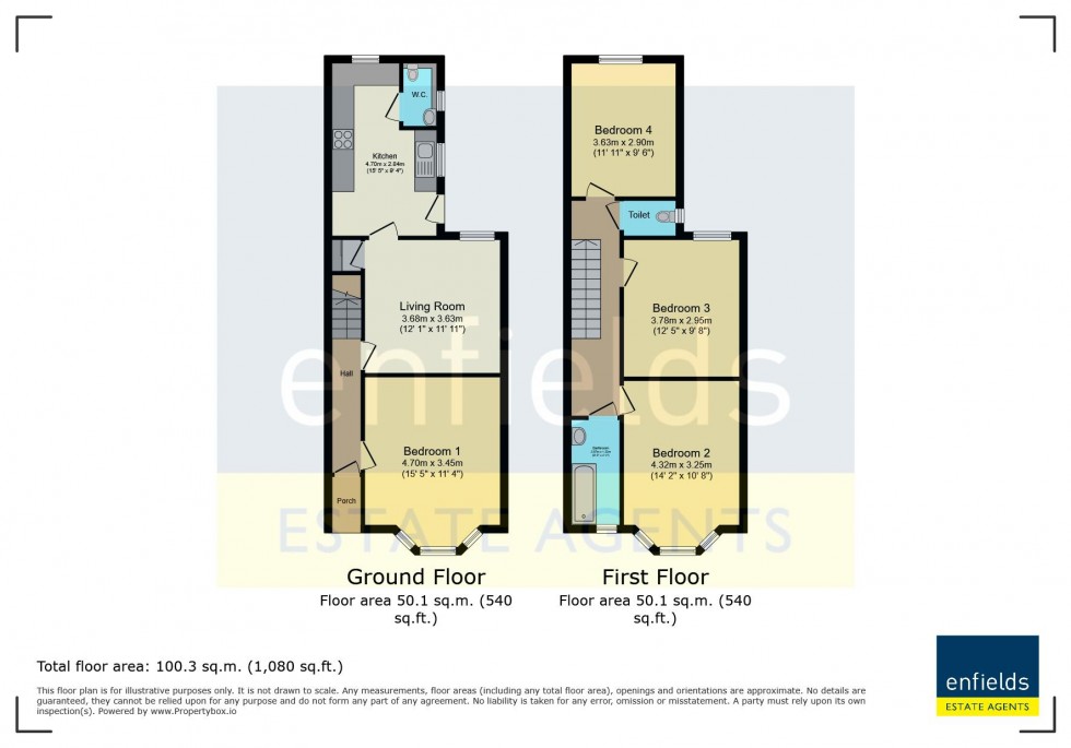 Floorplan for Sedgley Road, Bournemouth
