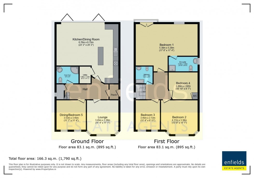 Floorplan for Coronation Avenue, Bournemouth