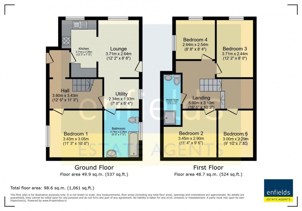 Floorplan for Smithfield Place, Bournemouth