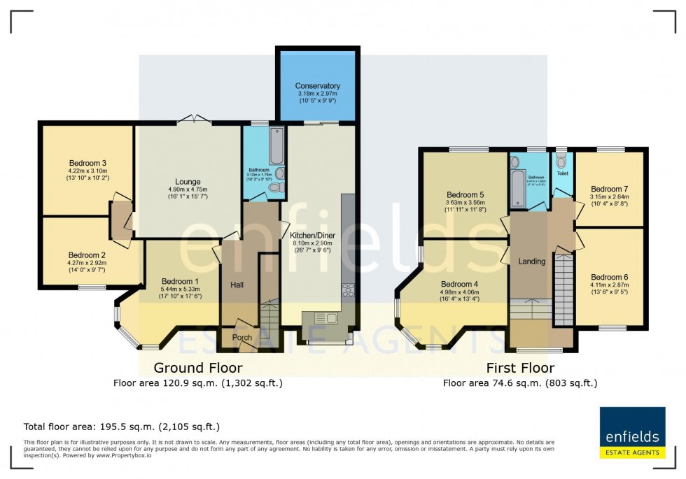 Floorplan for Charminster, Bournemouth